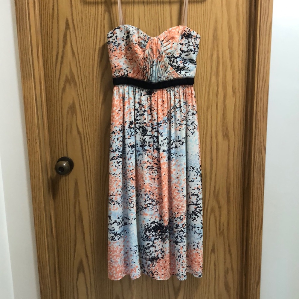 BCBG MaxAzria midi strapless dress
